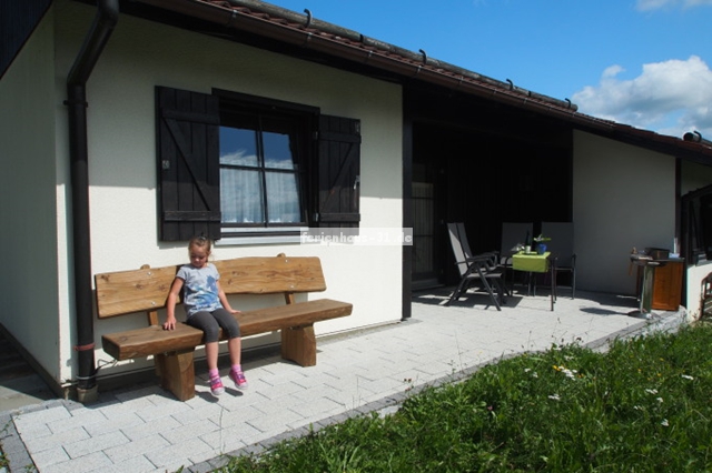 Ferienhaus 31 Lechbruck Terrasse